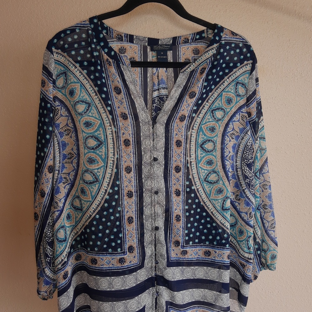NWOT Lucky Brand Peasant top